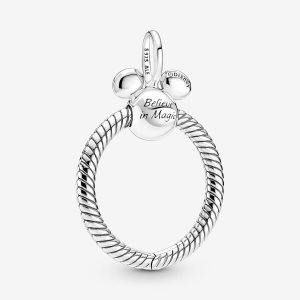 Charmsy Pandora Disney Mickey Mouse O Srebrne | LX0143957