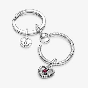 Charmsy Pandora January Birthday Key Holder Kolorowe | CI1354962