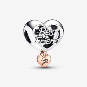 Charmsy Pandora Love You Friend Two-tone | DW7618043
