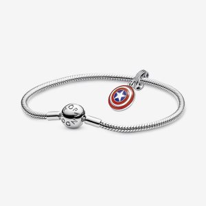 Charmsy Pandora Marvel Captain America Shield Kolorowe | TG6019432