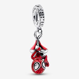 Charmsy Pandora Marvel Hanging Spider-Man Srebrne | VQ3607429