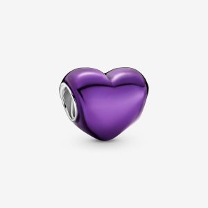 Charmsy Pandora Metallic Purple Srebrne | DB4083921