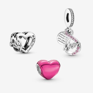Charmsy Pandora Mom Forever Trio Kolorowe | FP7162530