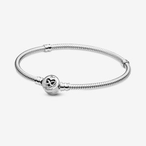 Charmsy Pandora Moments Infinity Clasp Snake Srebrne | RI2051896