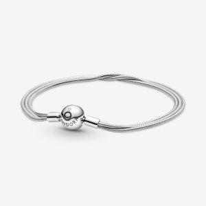 Charmsy Pandora Moments Multi Snake Srebrne | MF9321084