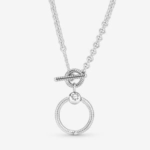 Charmsy Pandora Moments O T-bar Srebrne | PR2541706