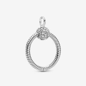 Charmsy Pandora Moments Small Pave O Srebrne | NS8306425
