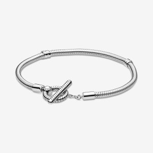 Charmsy Pandora Moments T-Bar Snake Srebrne | WP6183279