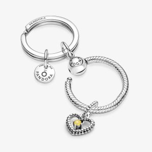 Charmsy Pandora November Birthday Key Holder Kolorowe | VE6802931