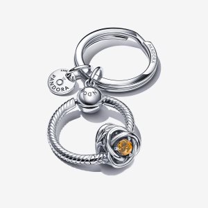 Charmsy Pandora November Birthday Key Kolorowe | LF9256831