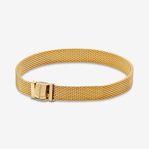 Charmsy Pandora Reflexions Mesh Złote | XI2978541