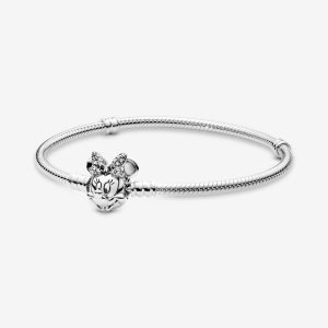 Charmsy Pandora Shimmering Minnie Portrait Srebrne | VE3961052