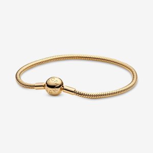 Charmsy Pandora Smooth 18k Złote | HQ8356179