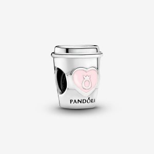 Charmsy Pandora Take a Break Coffee Cup Srebrne | PV2017856