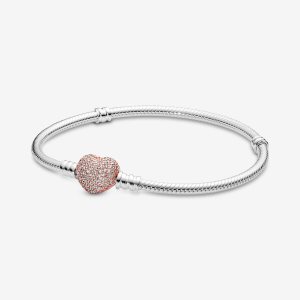 Charmsy Pandora with Pave Clasp Two-tone | GC2051937