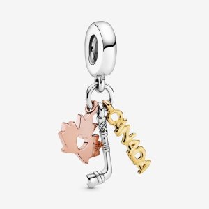 Dyndać Pandora Canada Srebrne | PK7823456
