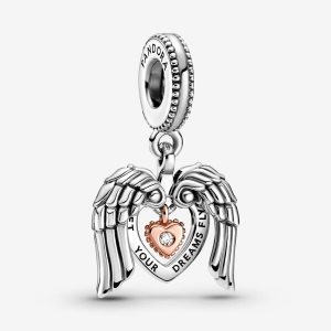 Dyndać Pandora Club 2021 Angel Wings Two-tone | LV3167290