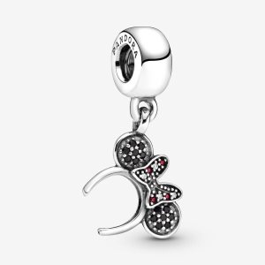 Dyndać Pandora Disney Minnie Mouse Pave Headband Srebrne | EK0593814