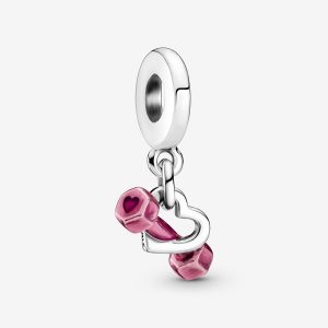 Dyndać Pandora Dumbbell & Srebrne | DO5680237
