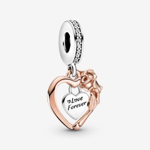 Dyndać Pandora Flower Two-tone | TD6937420