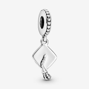 Dyndać Pandora Graduation Cap Srebrne | SE3298154