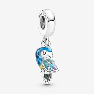 Dyndać Pandora Jungle Paradise Parrot Srebrne | FY6820714