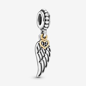 Dyndać Pandora Love & Guidance Angel Wing Two-tone | UZ7825016