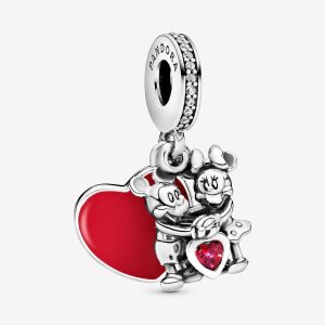 Dyndać Pandora Minnie & Mickey With Love Srebrne | JZ4289135