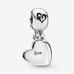 Dyndać Pandora Mother & Son Love Srebrne | AW9523841