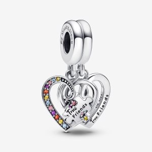 Dyndać Pandora Puzzle Piece Hearts Splittable Friendship Srebrne | EN0148762