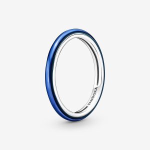 Możliwość Układania W Stos Pandora ME Electric Blue Srebrne | OZ3284795