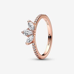 Możliwość Układania W Stos Pandora Sparkling Herbarium Cluster Różowe Złote | EH4938510