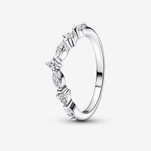 Możliwość Układania W Stos Pandora Timeless Wish Sparkling Alternating Srebrne | JY9362481