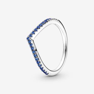 Możliwość Układania W Stos Pandora Timeless Wish Sparkling Blue Srebrne | VE2486179