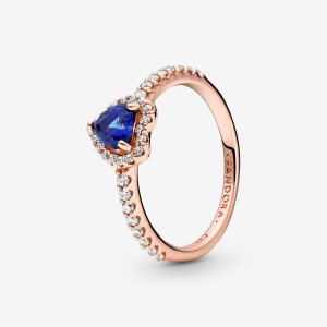 Pasjans Pandora Sparkling Blue Elevated Różowe Złote | MO3416298