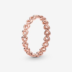 Pasmo Pandora Linked Love in Różowe Złote | LF8096573