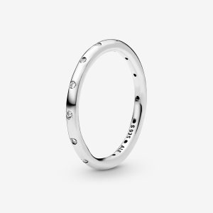 Pasmo Pandora Simple Sparkling Srebrne | XQ3607942