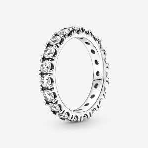 Pasmo Pandora Sparkling Row Eternity Srebrne | PG0368497