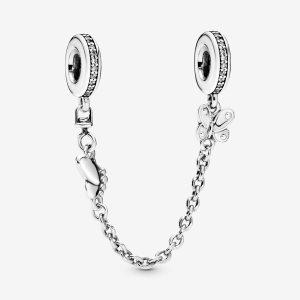 Safety Pandora Decorative Butterflies Srebrne | CG1308576
