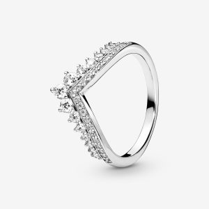 Serce Pandora Princess Wishbone Srebrne | MN3971082