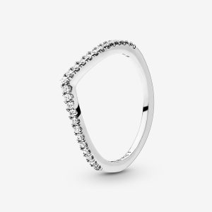 Serce Pandora Shimmering Wish with Cubic Zirconia Srebrne | ZY1853472