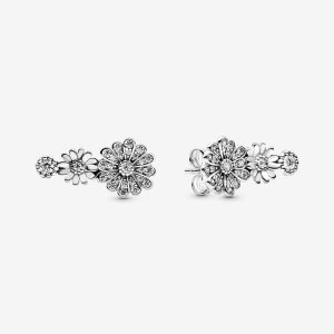 Stadnina Pandora Sparkling Daisy Flower Trio Srebrne | QW3271850