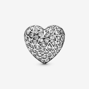 Stadnina Pandora Sparkling Pattern Srebrne | IT8163057