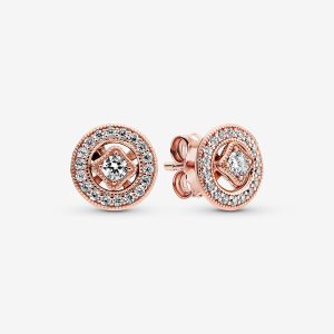 Stadnina Pandora Vintage Circle Różowe Złote | WN5194267