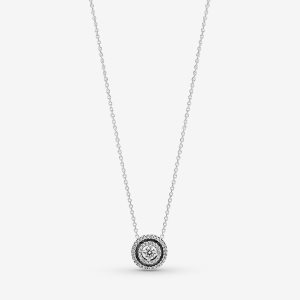 Wisiorki Pandora Sparkling Double Collier Srebrne | DS4923018