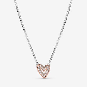 Wisiorki Pandora Sparkling Freehand Two-tone | EV5978410