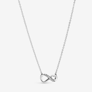 Wisiorki Pandora Sparkling Infinity Collier Srebrne | SW5841367