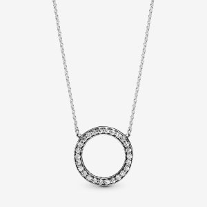 Łańcuch Pandora Circle of Sparkle Srebrne | XI9135402