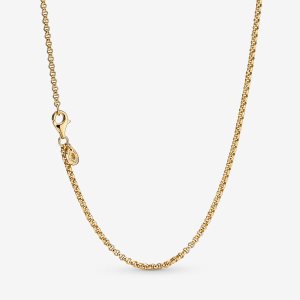 Łańcuch Pandora Rolo Złote | LK2379851